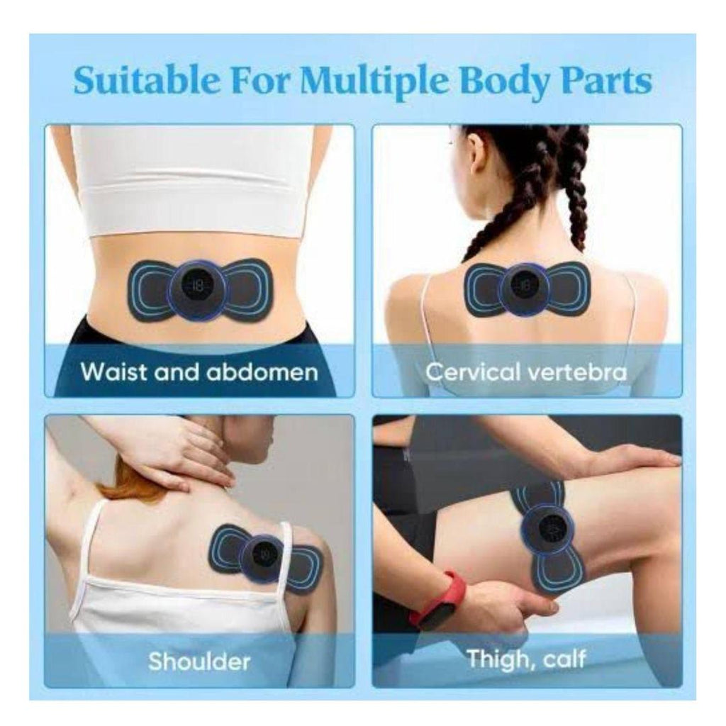 EMS Butterfly Rechargeable Massager– Compact, Wireless Relieffor Muscles & Stress