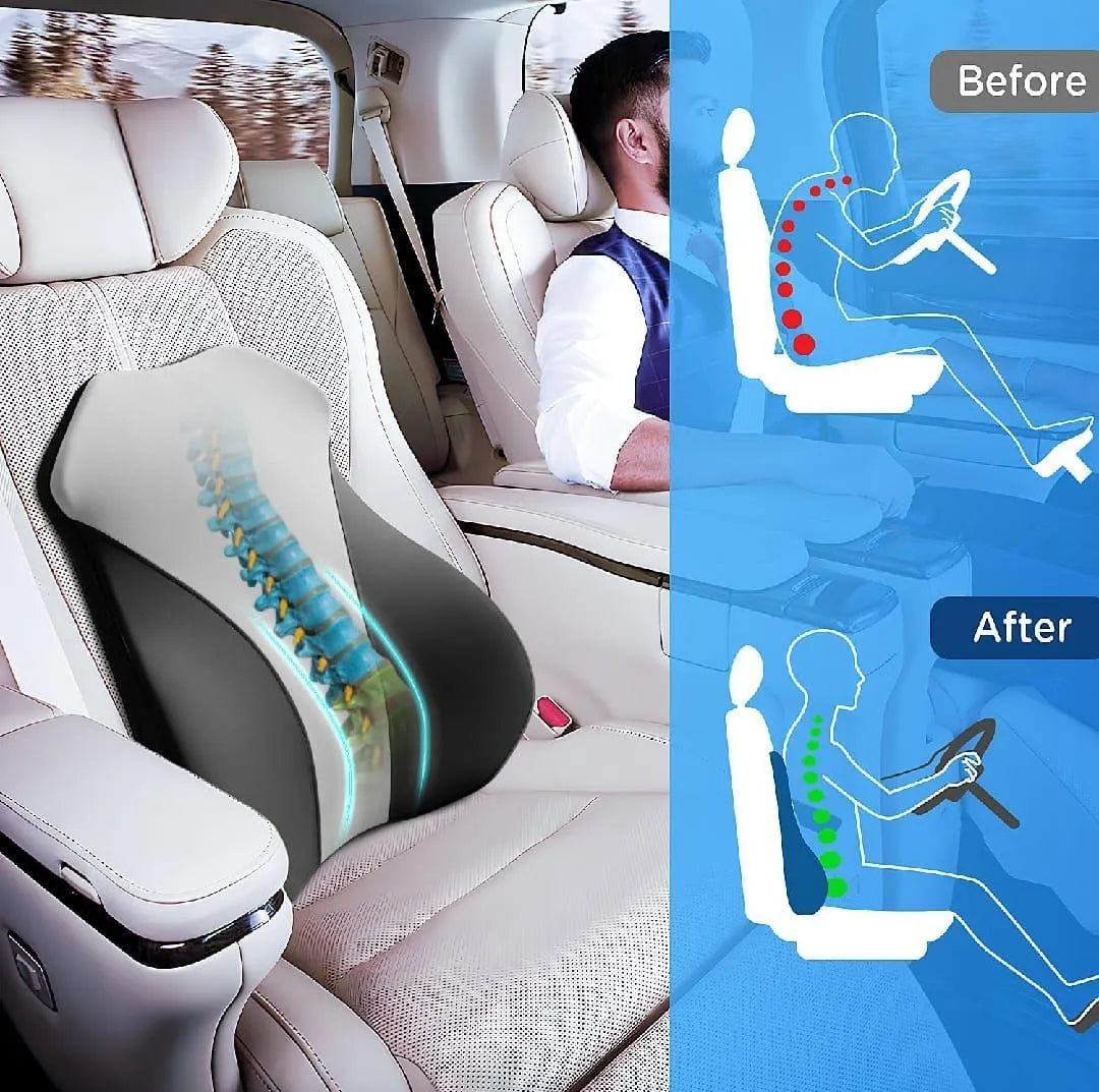 Universal Lumbar Support Cushion for Car Back Posture