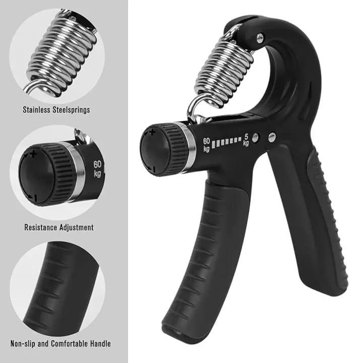 Premium Quality Hand & Finger Gripper Set Black 13-21LB