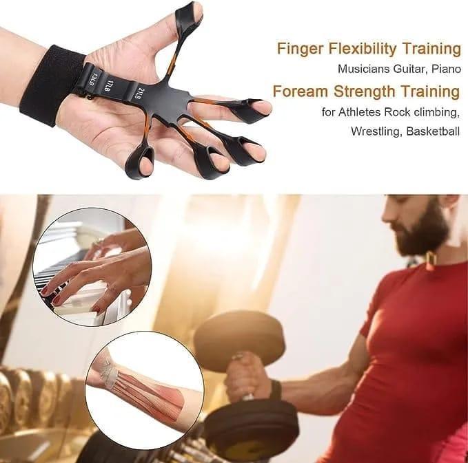 Premium Quality Hand & Finger Gripper Set Black 13-21LB